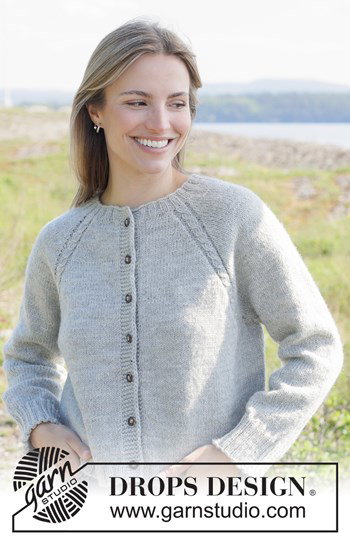 damesvest met kabels en punnikrand