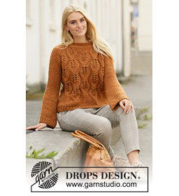 Trui voor dames gemaakt van Rondbreinaald nr 9