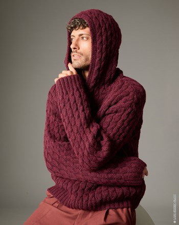herentrui met hoodie