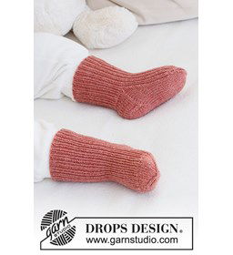 Babysokken gemaakt van Drops Baby Merino
