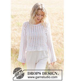 Maankant Trui gemaakt van Drops Belle