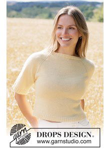 trui met korte raglanmouwen