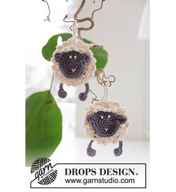 Hanger schaap gemaakt van Drops Paris