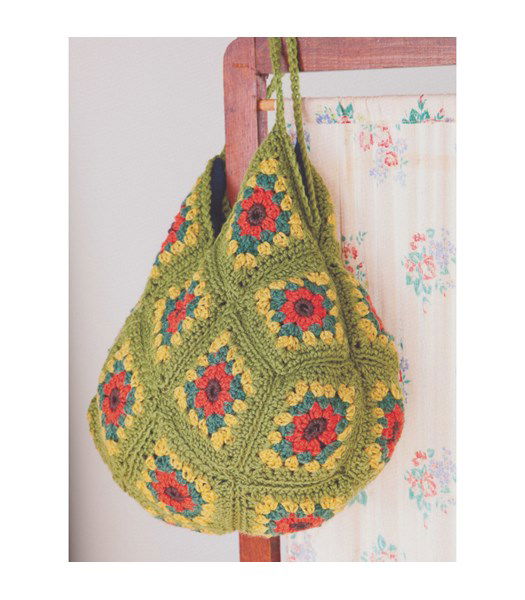 Haakpatroon Tas met granny squares