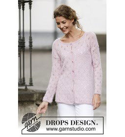 Vest gemaakt van Drops Kid Silk