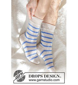 Zeebries Sokken gemaakt van Drops Fabel