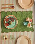 Haakpatroon placemat in golvend patroon