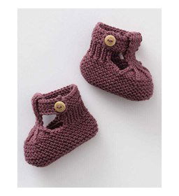 Baby slofjes  gemaakt van Phildar Phil Ecocoton