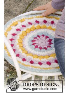 Stoelzitting met strepenpatroon