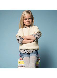 Mouwloos meisjes trui