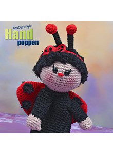 Haakpatroon handpop lieveheerbeestje gemaakt van Durable Teddy