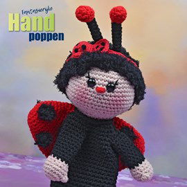 Haakpatroon handpop lieveheerbeestje ....