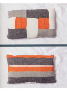 Kussen met grafisch patroon