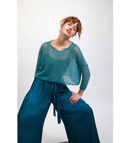 Korte damestrui van Mohair gemaakt van Lang Yarns Mohair 21