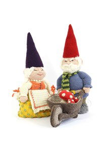 Kabouters met Kruiwagen 49 cm