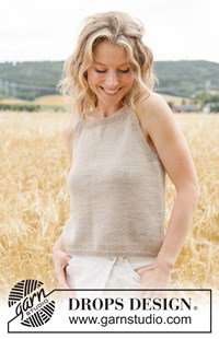 korte zomertop van katoen