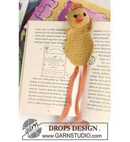 Boekkenlegger gemaakt van Drops Alpaca