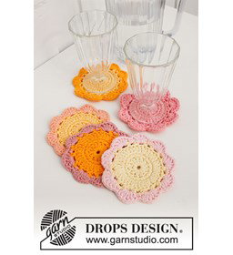 bloemen onderzetters Blossom Coasters gemaakt van Drops Paris