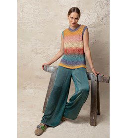 Mouwloze damestrui gemaakt van Lang Yarns Paradise