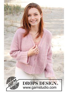 Damesvest met V-hals