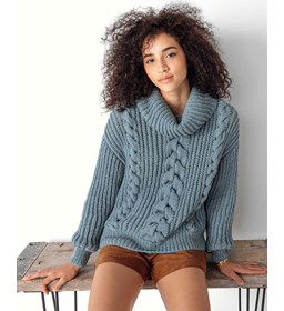 Dames trui gemaakt van Phildar Phil Irlandais