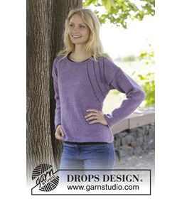 Gebreide trui of vest gemaakt van Drops Karisma