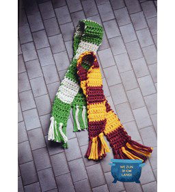 Huissjaals gemaakt van Scheepjes Catona 25 en 10 gram