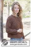 Breipatroon Autumn Valley cardigan van andere kant