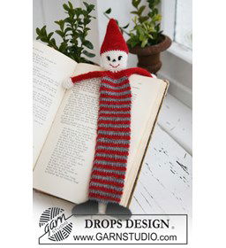 Boekenlegger  gemaakt van Drops Alpaca