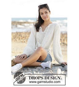 Trui voor dames gemaakt van Kralen & ringen hout