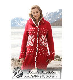 Vest in noors motief gemaakt van knopen