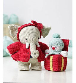 Winterset gemaakt van Scheepjes Catona 50 - 100 gram