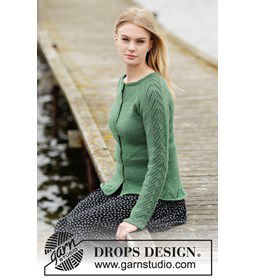 Gebreid vest gemaakt van Drops Cotton Merino