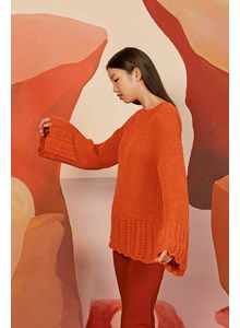 Damestrui met wijde mouwen