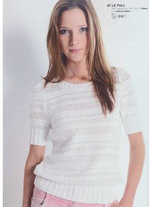 Damesshirt met gestreept fantasiepatroon