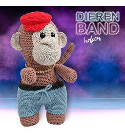 Knuffel aap gemaakt van Kralen