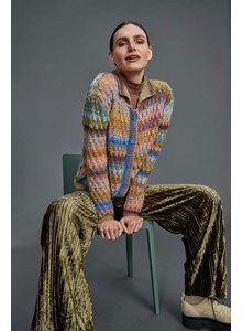 Damesvest met noppenpatroon Tonya