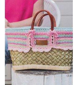 Haakmand gemaakt van Scheepjes Stone Wash XL en XL Minerals