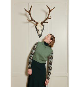 Dames spencer gemaakt van Lang Yarns Wooladdicts Glory