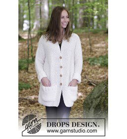 Dames vest gemaakt van knopen