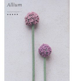 Allium bloem gemaakt van Scheepjes Maxi Sweet Treat