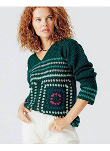 Damestrui in blokken en strepen