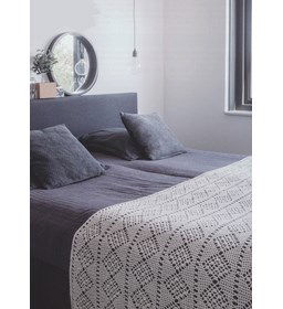 Sprei gemaakt van Durable breikatoen 8 - 10 - 12