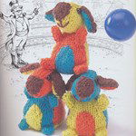 Breipatroon Circus hondjes