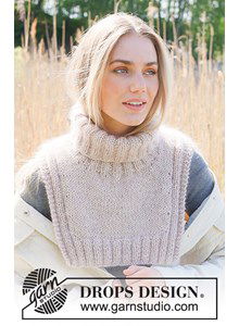 Nekwarmer met voor- en achterflap