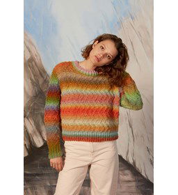 Damestrui met zigzagpatroon gemaakt van Lang Yarns Orion