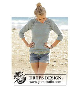 Trui gemaakt van Drops Merino extra fine