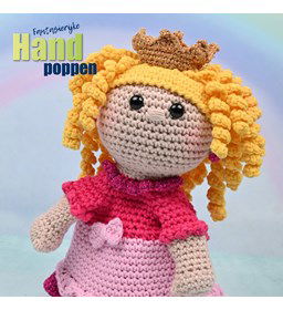 Handpop Prinses met kroontje gemaakt van Durable Glam