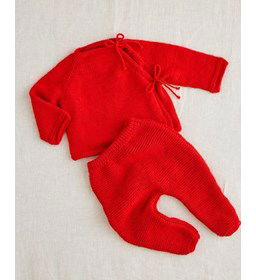 Legging in ribbelsteek gemaakt van Phildar Phil Caresse