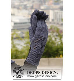 Handschoenen gemaakt van Drops Merino extra fine